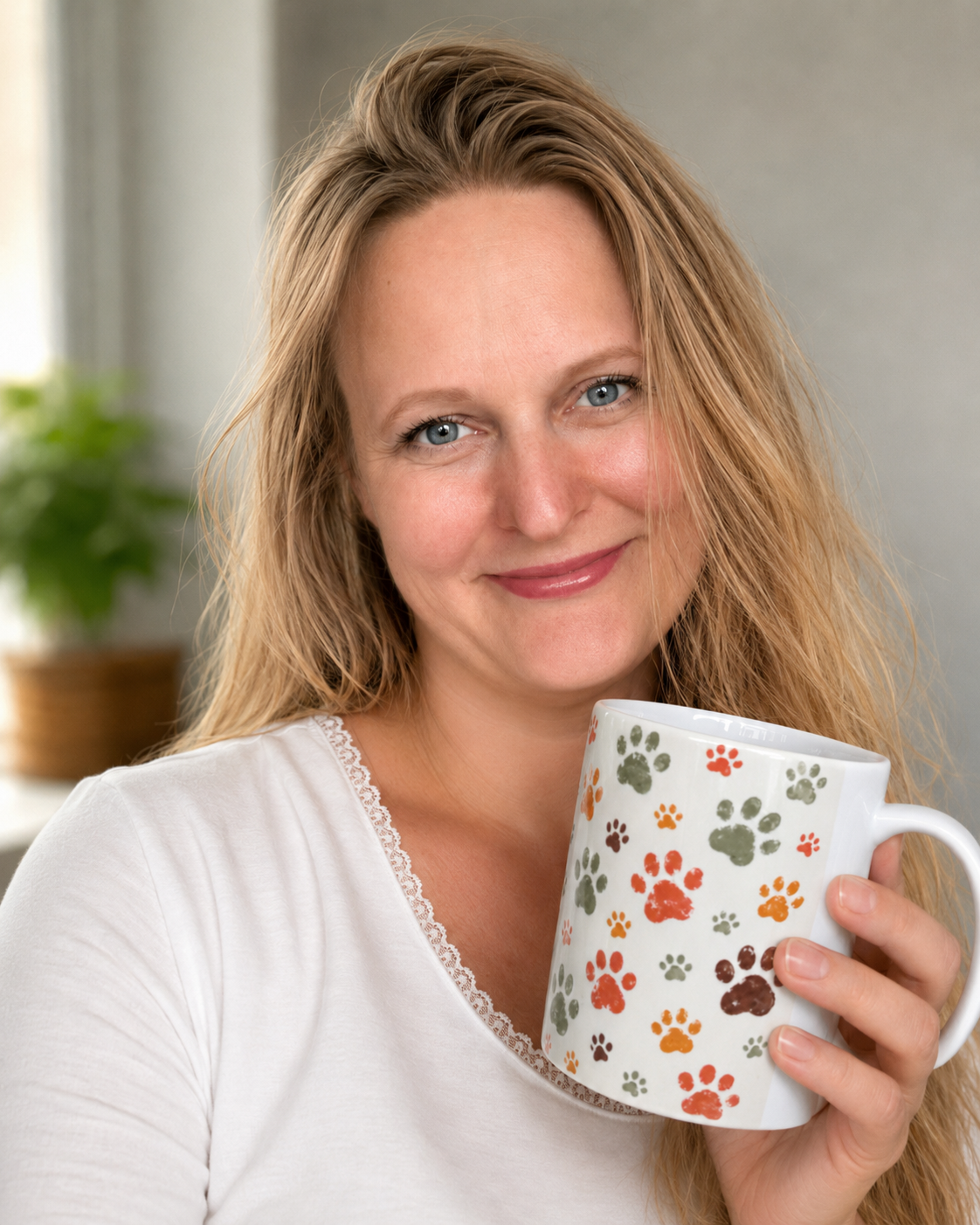 Mylene met haar pootjes-mok