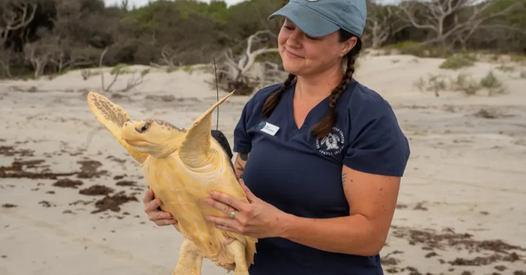 Zeeschildpad bleek bijzondere mix van twee soorten