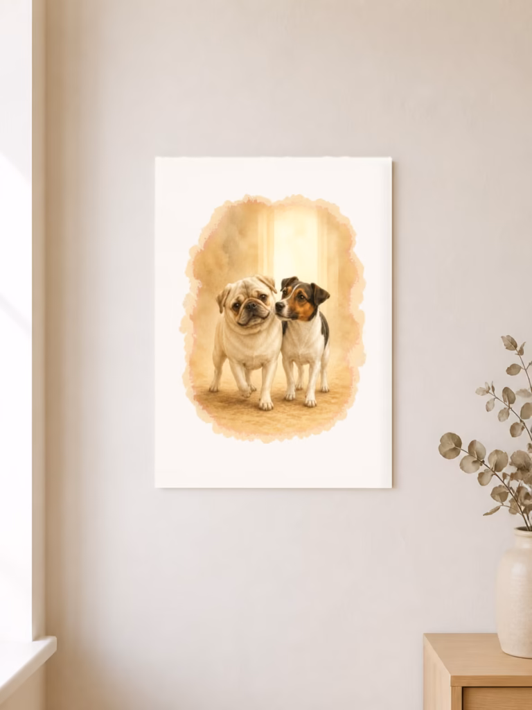 Dolly en Manny blijven samen thuis, poster 30 × 40 cm