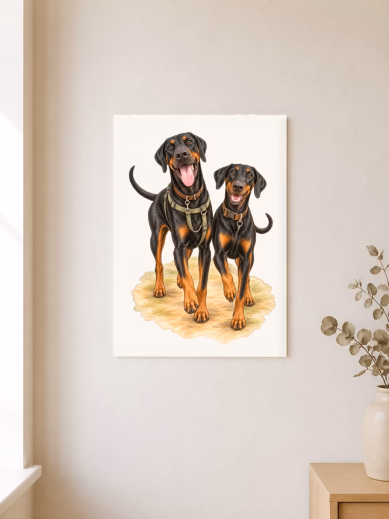 Remy vindt zijn plek naast Cuvee, poster 30 × 40 cm