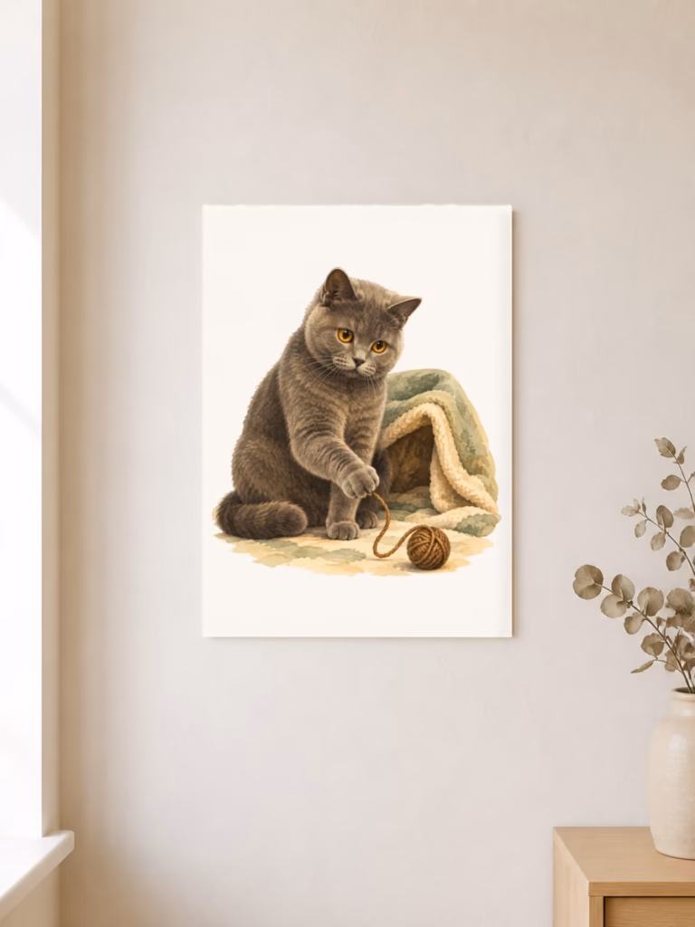 Casablanca vindt stap voor stap een thuis, poster 30 × 40 cm
